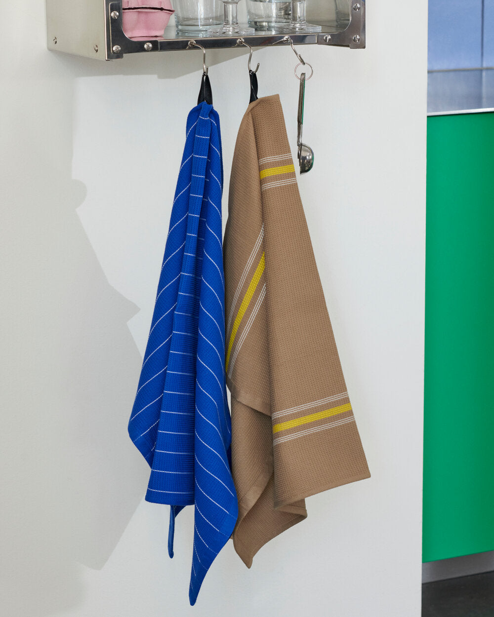 Canteen viskestykke - Beige and Yellow